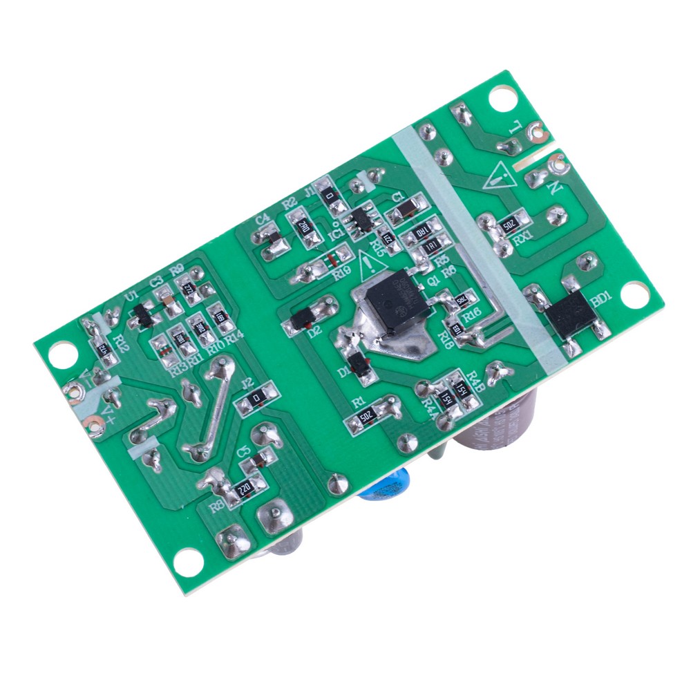 Драйвер для світлодіодів 24W без корпуса, DC 12V @ 2A, AC 180-240V, 70x38x24mm