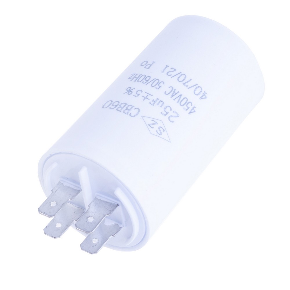 Конденсатор пусковий 25uF 450VAC ±5% 40*70mm SZ
