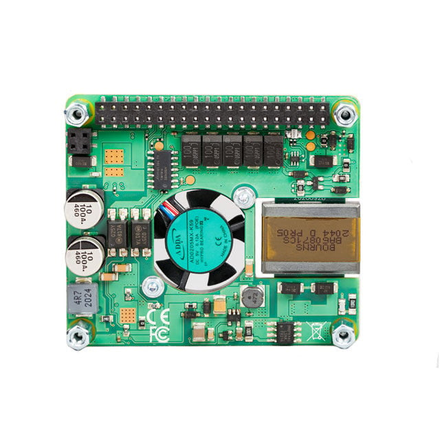 Модуль PoE живлення Raspberry Pi PoE+ HAT для  Pi 4 B та Pi 3B+, SC1022