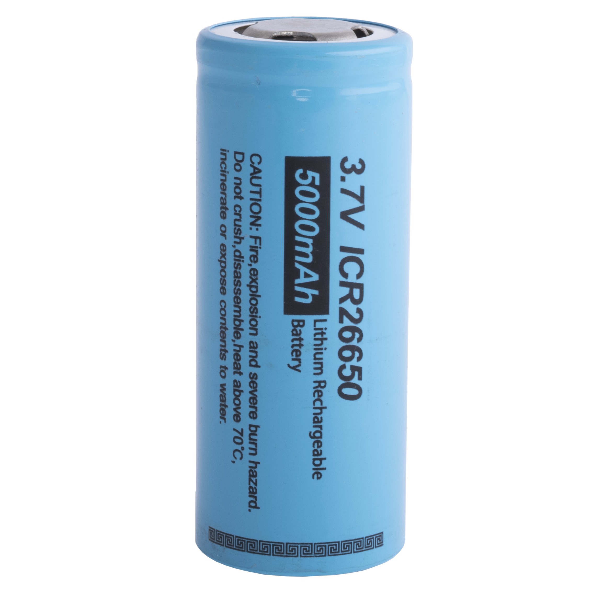 Li-Ion 5000mAh, 3,7V, 26650 PKCELL літій-іонний акумулятор ICR26650 without PCB