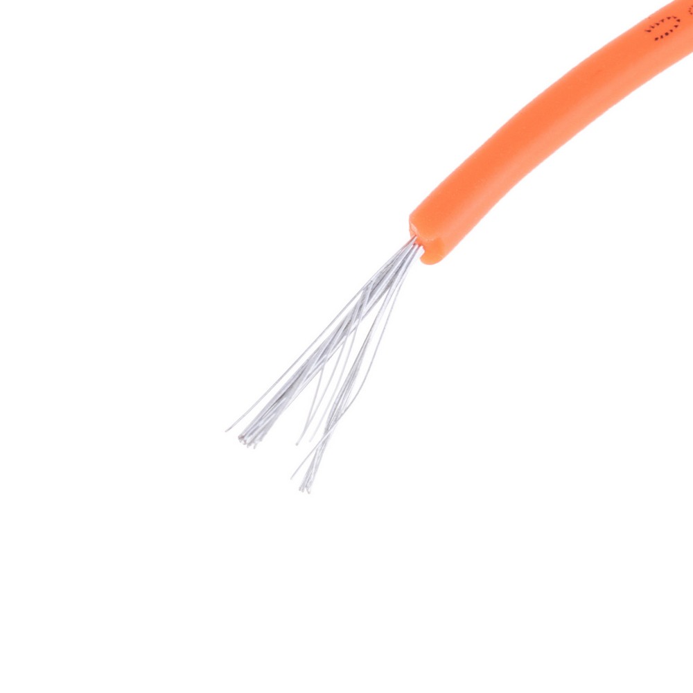 Силіконовий провід 26AWG (0.15mm²-30/0.08TS) помаранчевий Силіконовий провід 26AWG (0.15mm²-30/0.08TS) помаранчевий