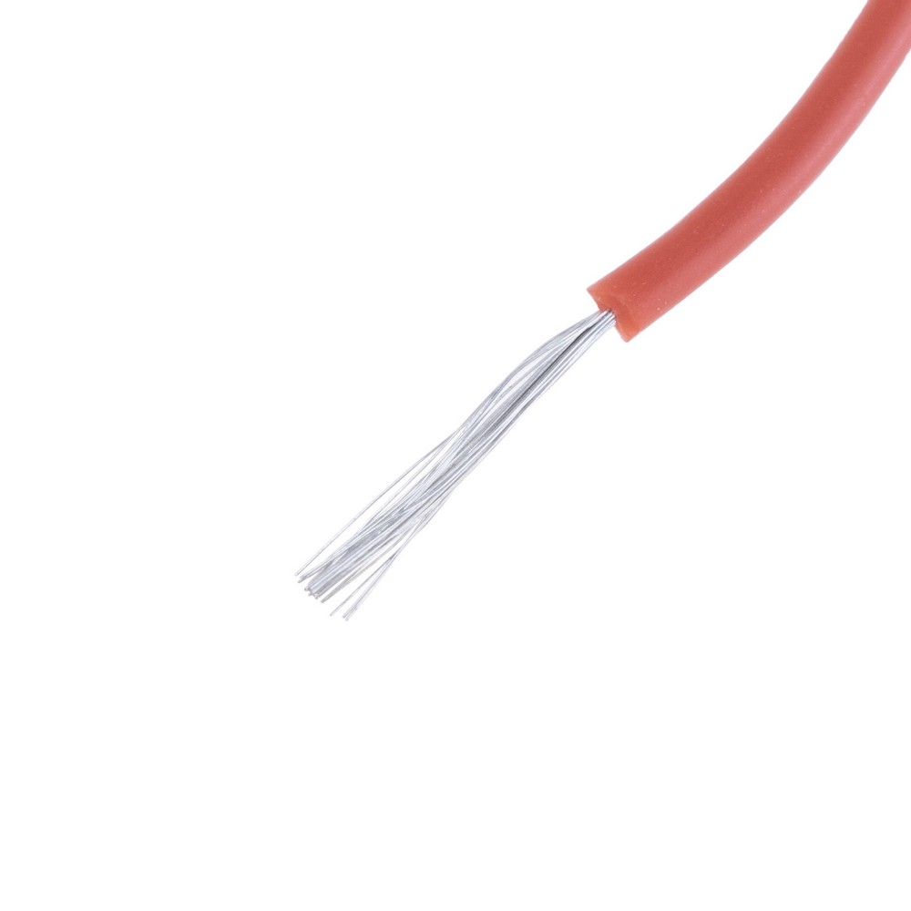 Силіконовий провід 26AWG (0.15mm²-30/0.08TS) коричневий