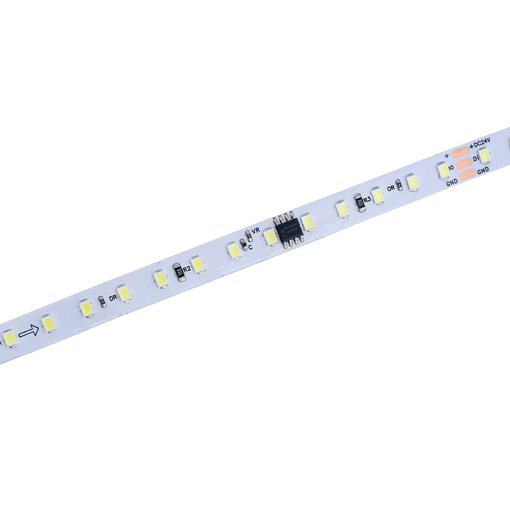 Світлодіодна стрічка 2835 біла 24V з адресним керуванням SPI1N01L Світлодіодна стрічка 2835 біла 24V з адресним керуванням SPI1N01L