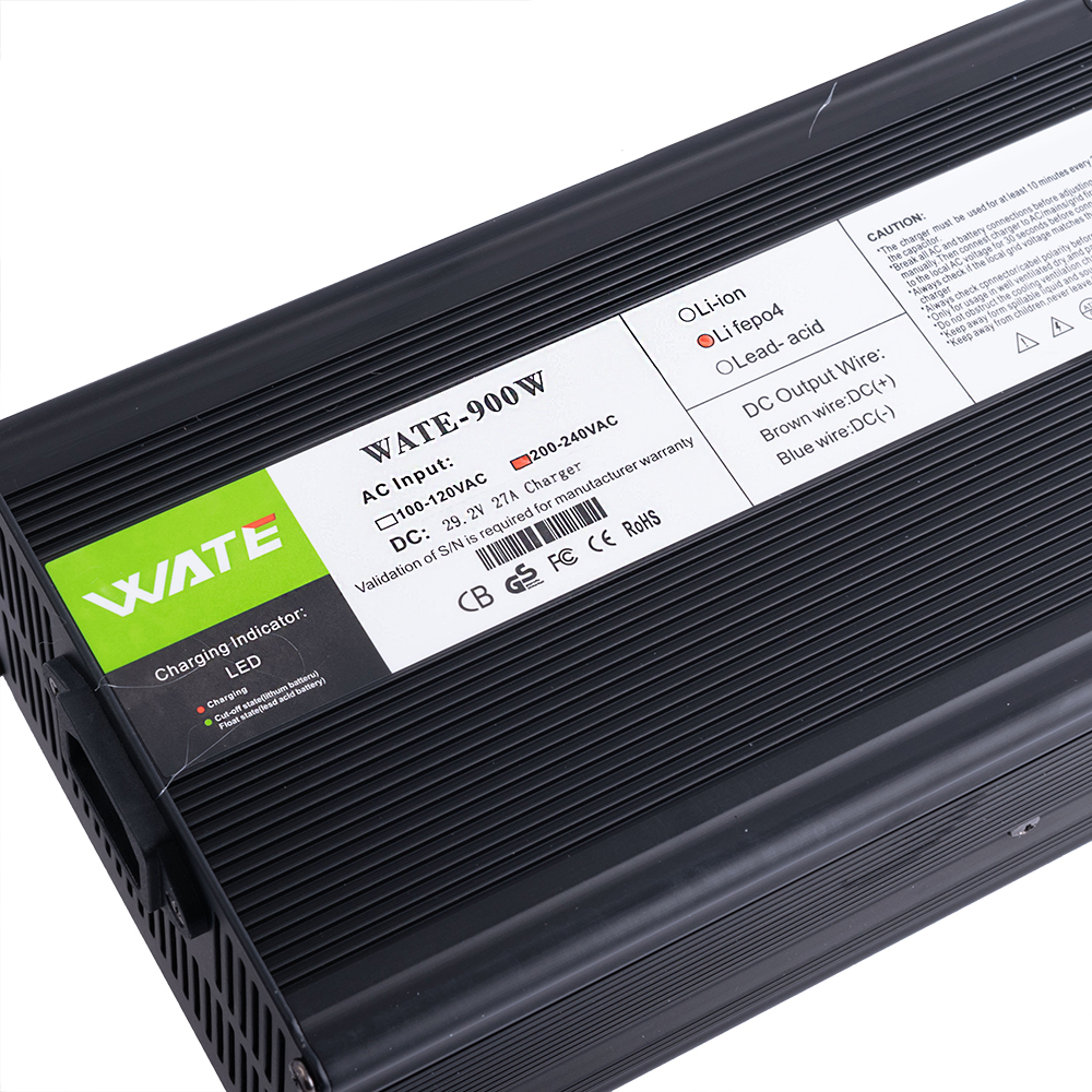 Зарядний пристрій 29.2V / 27A для LiFePO4 8S акумуляторів (WATE-2927S – Wate) Anderson connector