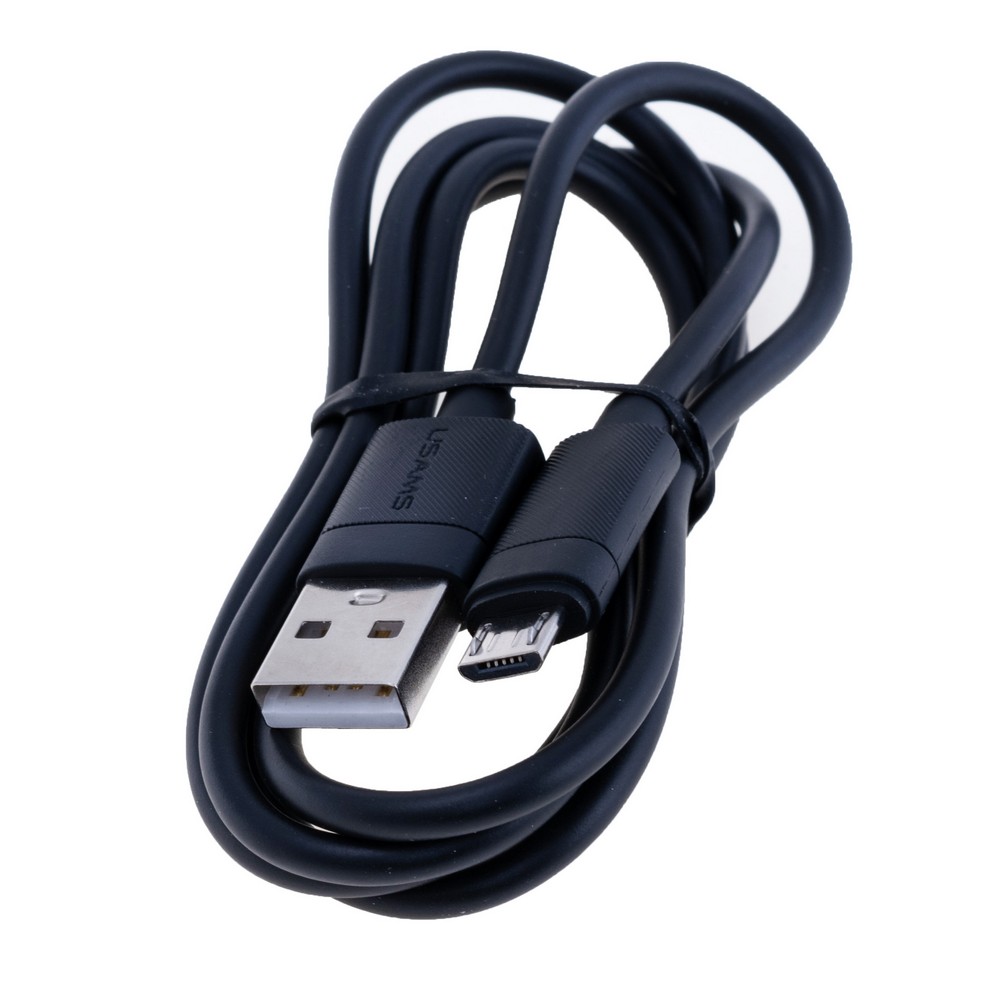 SJ779 U94 USB-A to Micro 2A Fast Charging & Data Cable (SJ779USB01 Black – USAMS)