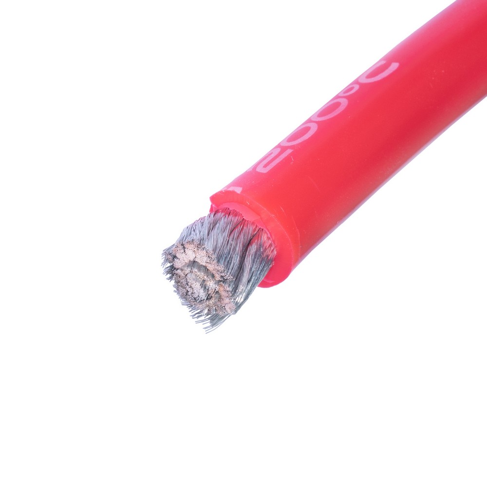 Силіконовий провід 2AWG (33.5mm²6700/0.08TS) червоний Силіконовий провід 2AWG (33.5mm²6700/0.08TS) червоний