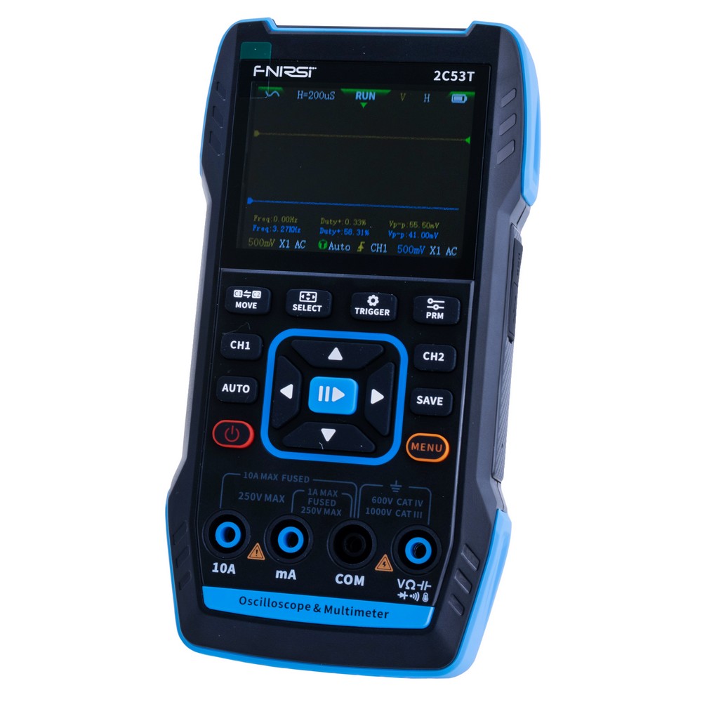 Двоканальний цифровий осцилограф 2C53T Standard Handheld 3 In 1 Oscilloscope with P6100 probe