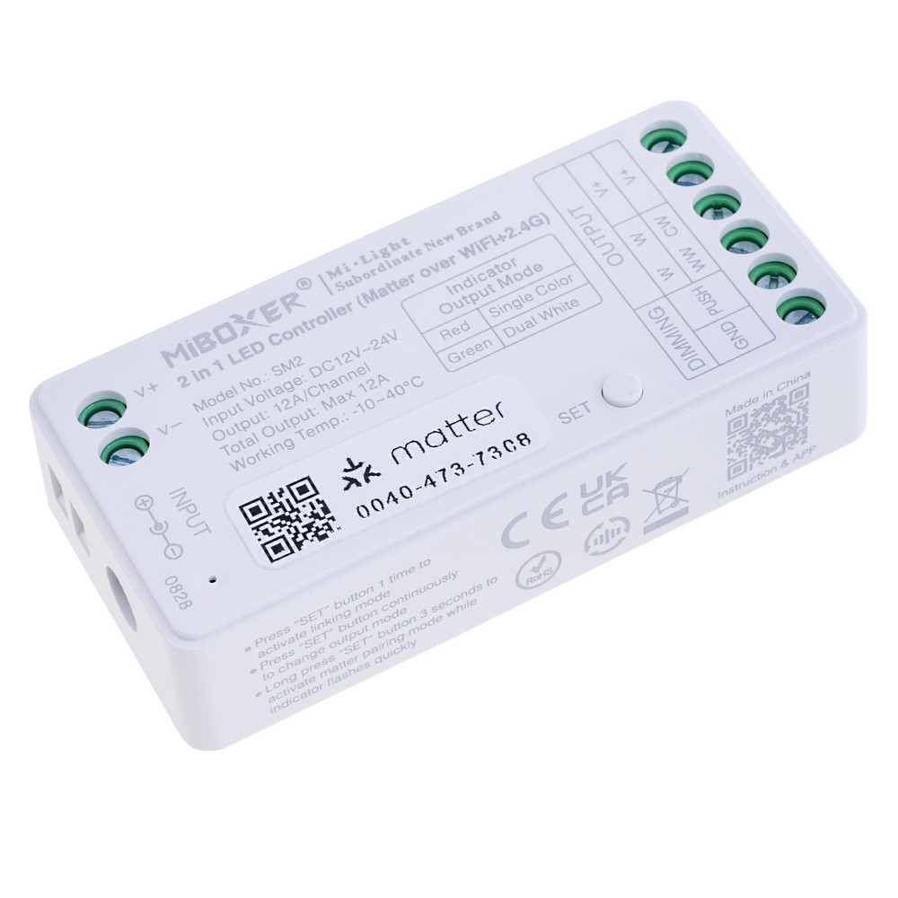 Контролер світлодіодних стрічок 2в1 WiFi+2.4GHz, SM2 Контролер світлодіодних стрічок 2в1 WiFi+2.4GHz, SM2