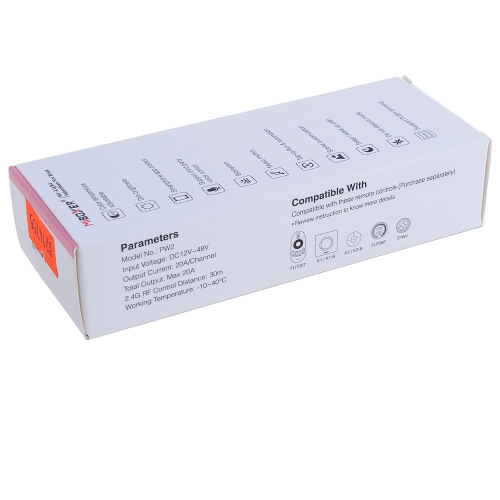 Контролер світлодіодних стрічок 2в1 WiFi+2.4G, PW2