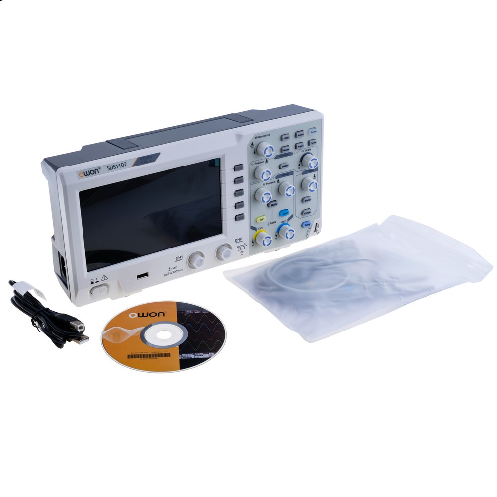 Цифровий осцилограф 2х канальный 100MhZ, SDS1102