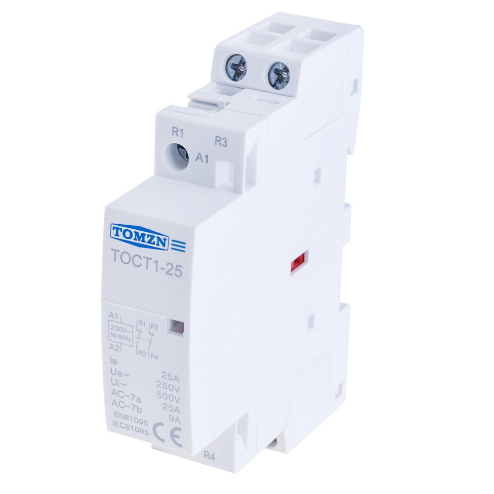Контактор двополюсний 2P 220V 25A 2NC, TOCT1 25A 2NC