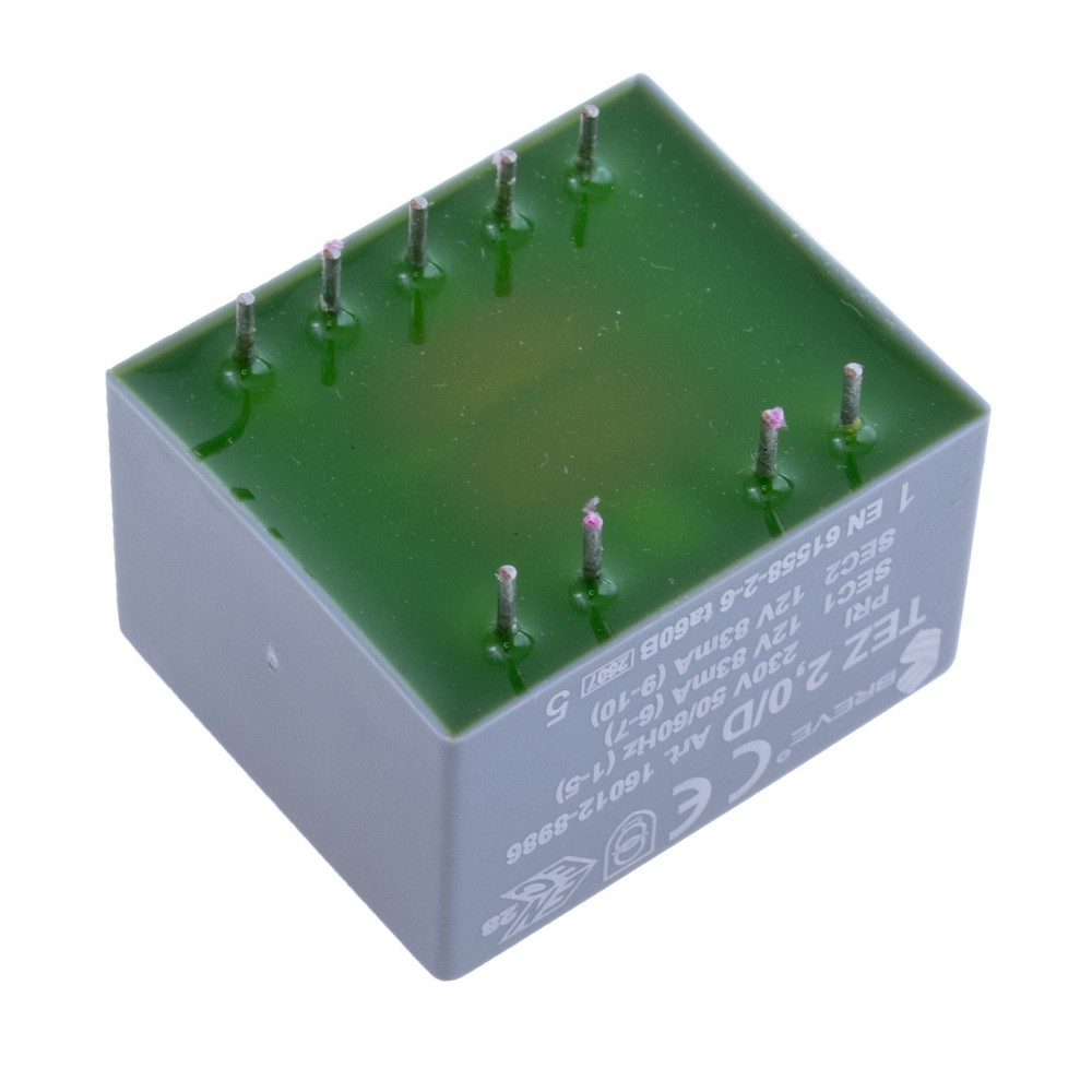 Трансформатор залитий 2VA, 2х12 V, TEZ2/D230/12-12V BREVE TUFVASSONS Трансформатор залитий 2VA, 2х12 V, TEZ2/D230/12-12V BREVE TUFVASSONS