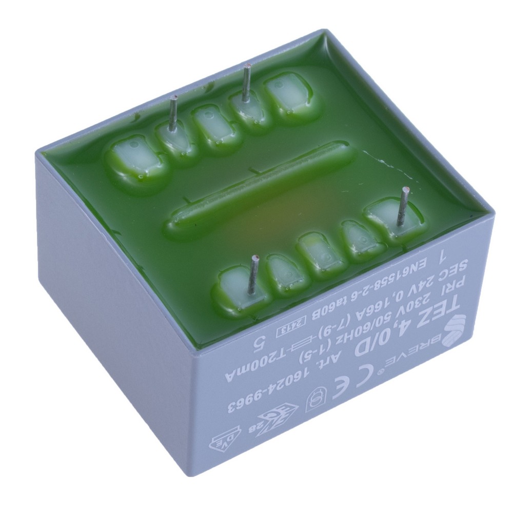 Трансформатор залитий 2VA, 24 V, TEZ2/D230/24V BREVE TUFVASSONS