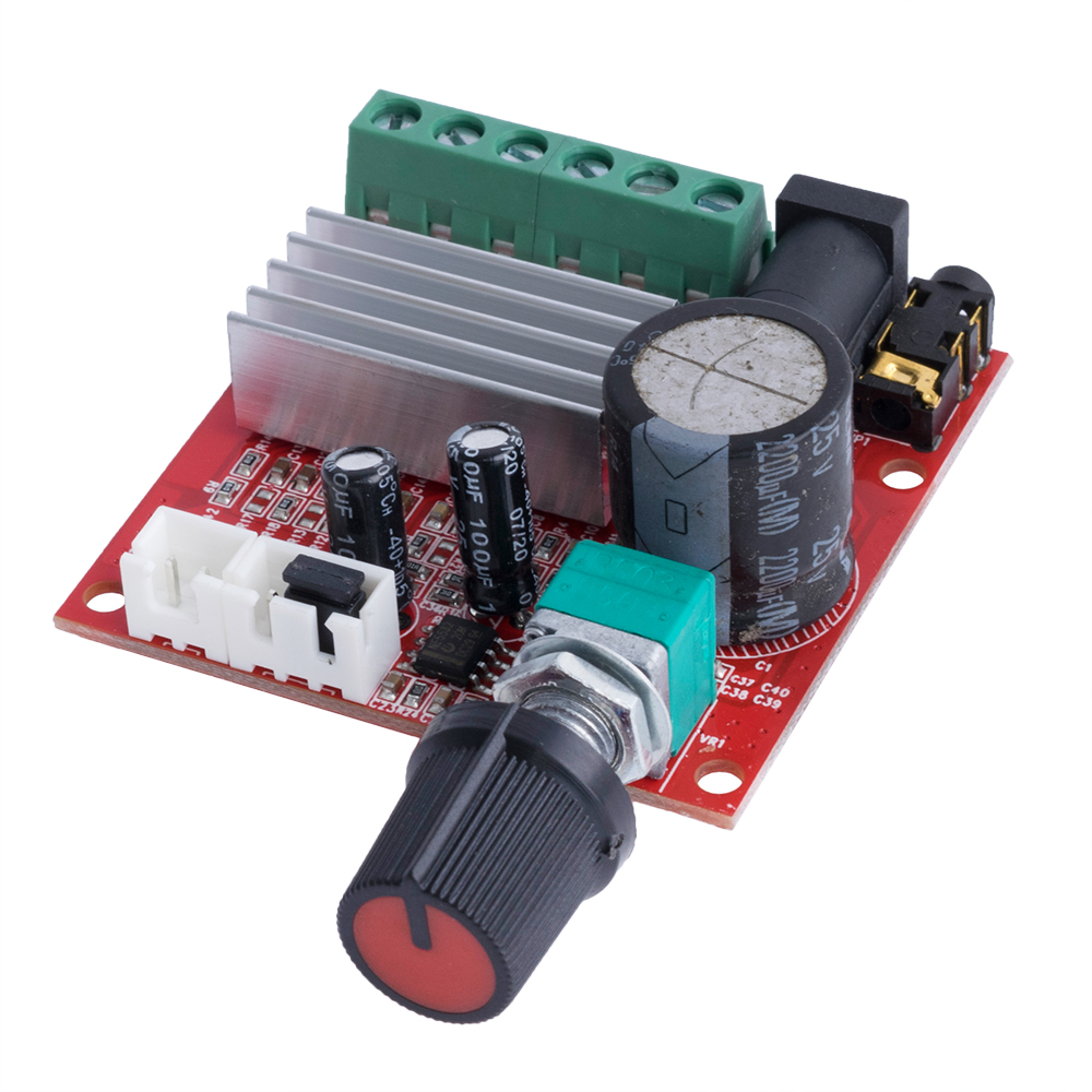 Цифровий підсилювач звукових частот (ПЗЧ) 2x15W + 30W D-class (2 + 1 каналів, не вимагає додаткового радіатора) Цифровий підсилювач звукових частот (ПЗЧ) 2x15W + 30W D-class (2 + 1 каналів, не вимагає додаткового радіатора)