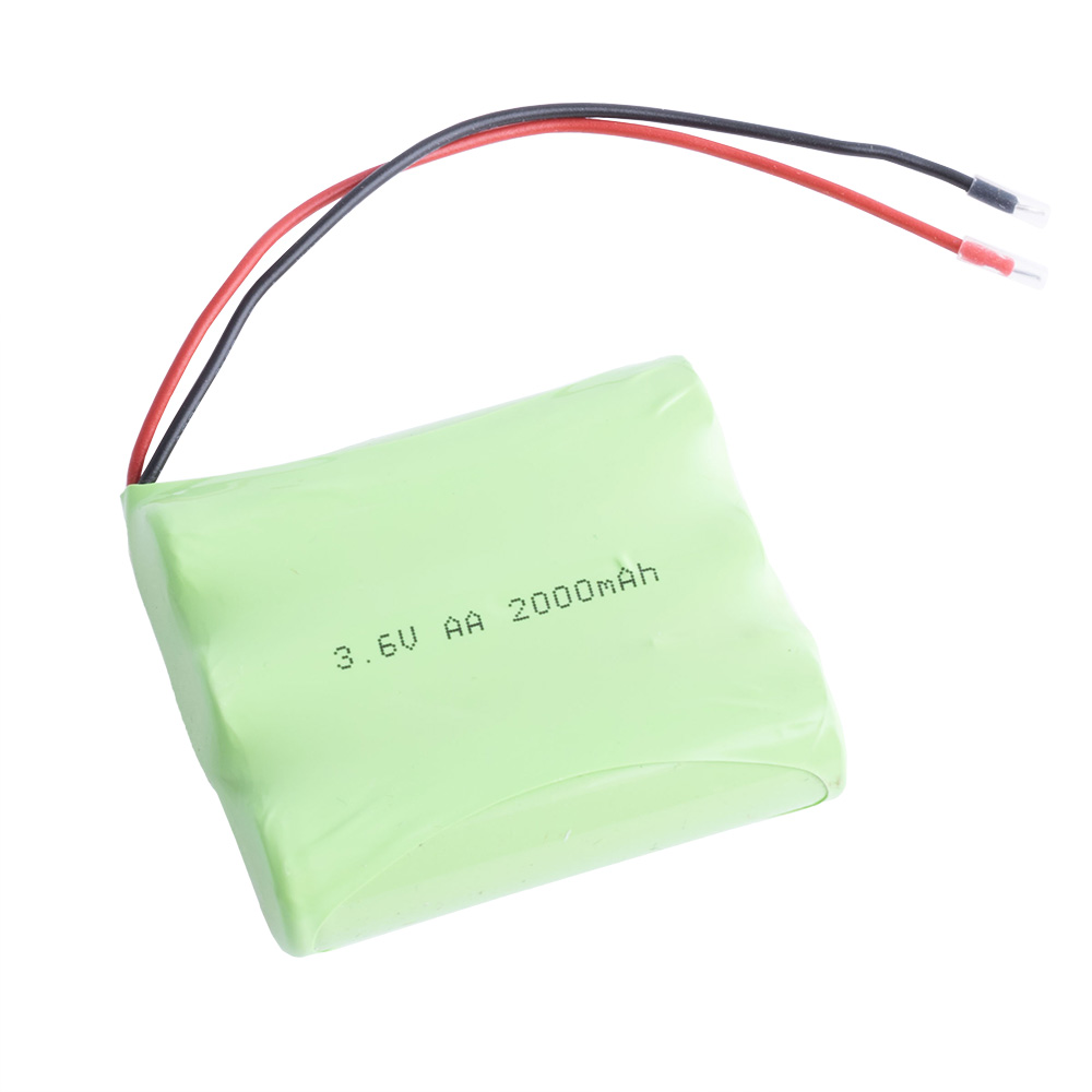 NiMH 2000mAh, 3,6V, 50x44x15mm збірка LiPower, нікель-метал-гідридний акумулятор