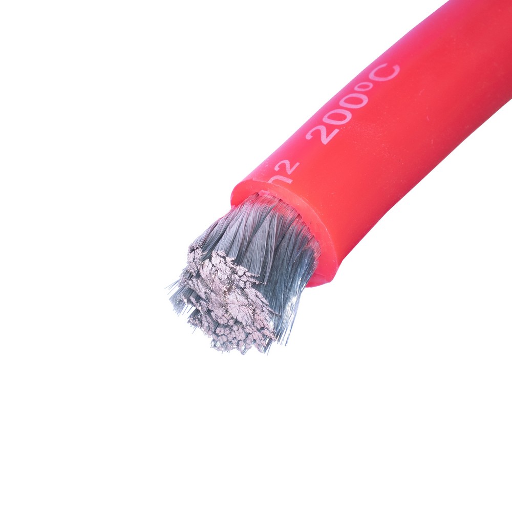 Силіконовий провід 3/0AWG (95mm²19000/0.08TS) червоний
