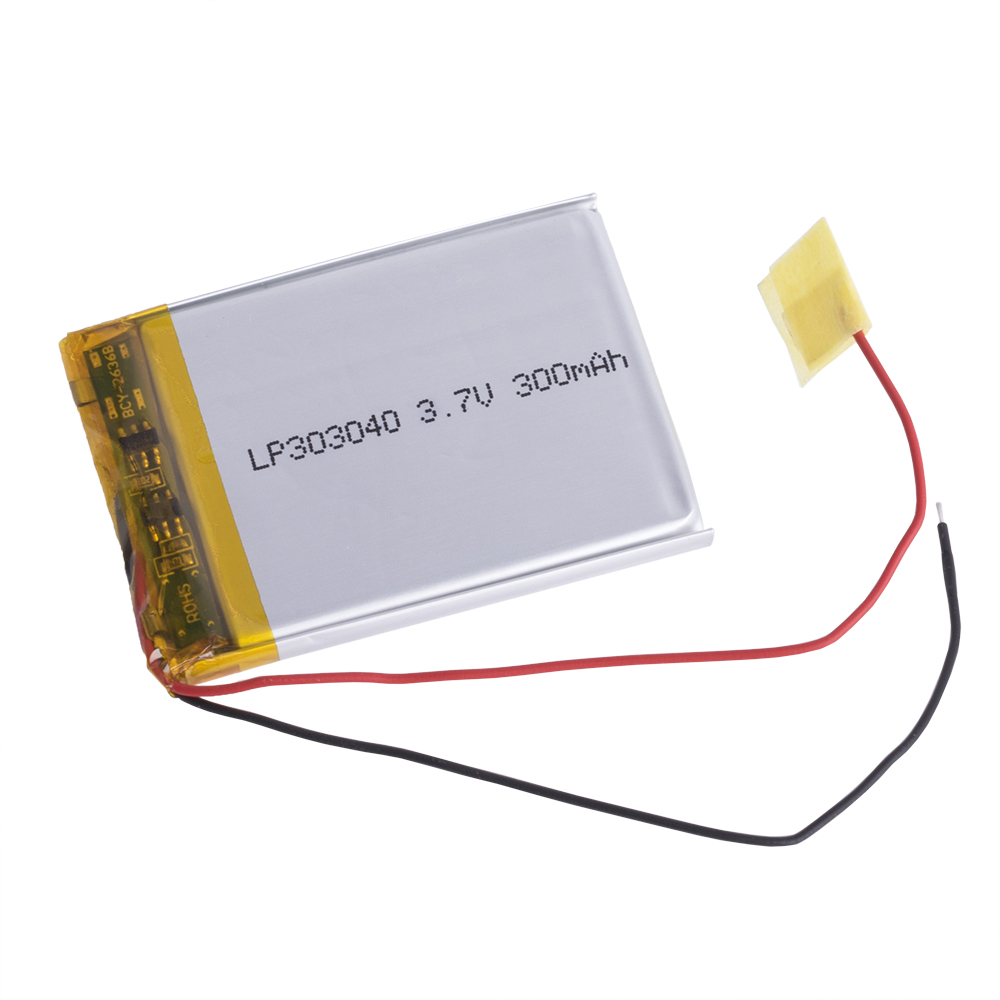 LiPo 300 mAh, 3,7V, 3x30x40мм (LiPower) акумулятор літій-полімерний)