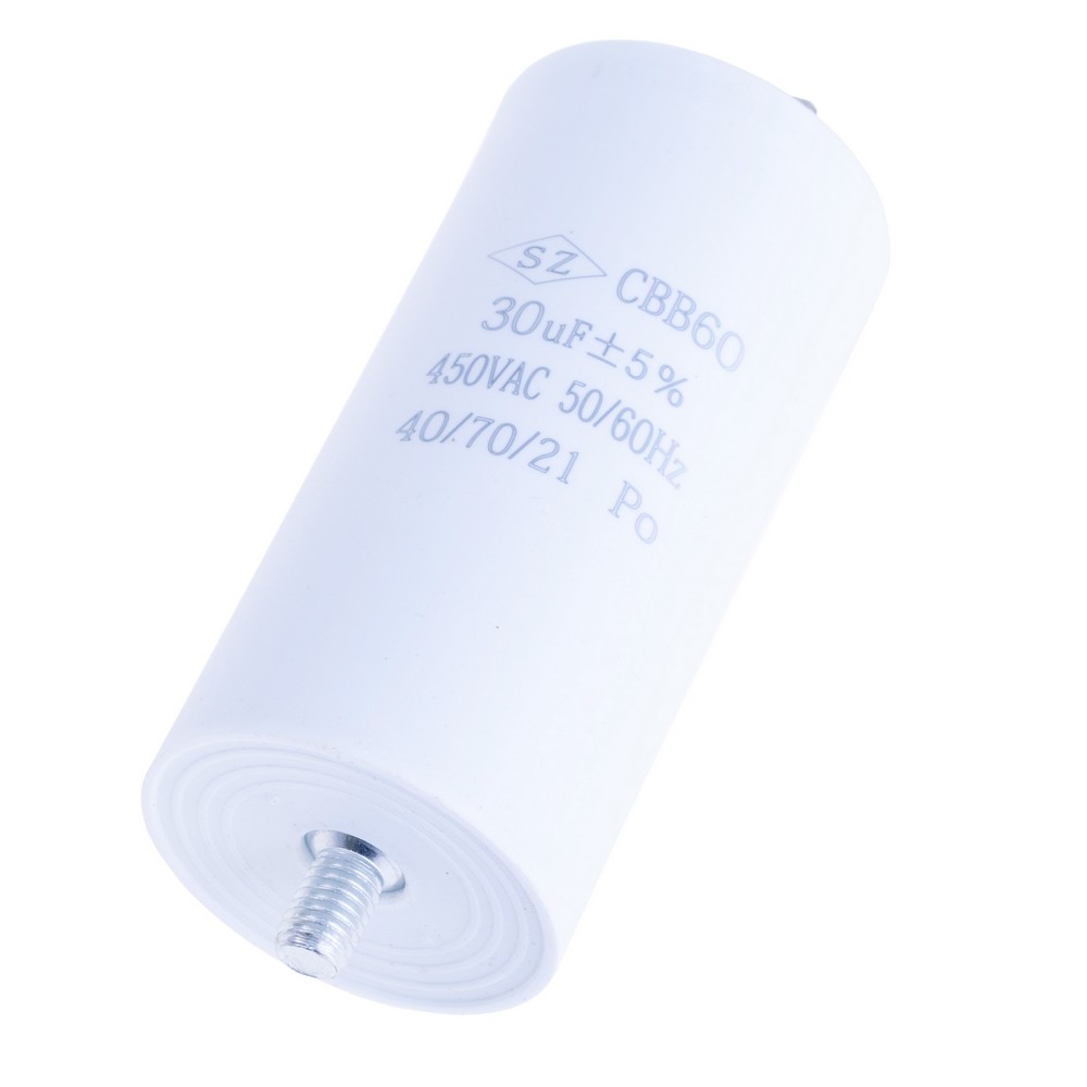 Конденсатор пусковий 30uF 450VAC ±5% 45*95mm SZ