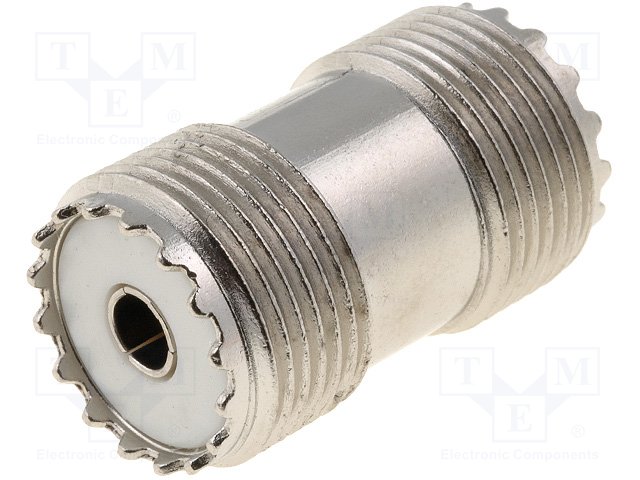 Перехідник UHF-розетка UHF-розетка (UHF-302) (ВЧ-роз'єм) Перехідник UHF-розетка UHF-розетка (UHF-302) (ВЧ-роз'єм)