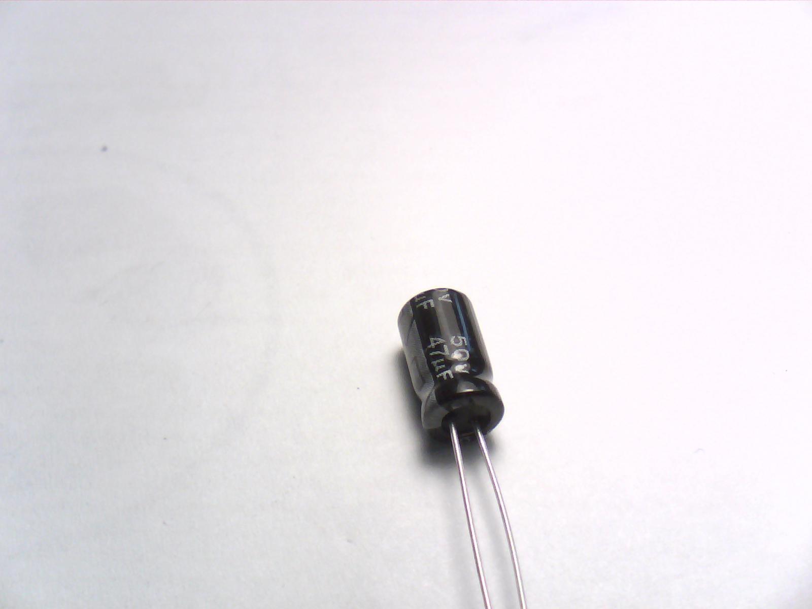 47uF 50V KRJ 8x7mm (KRJ-050V470MF070-Koshin) (електролітичний конденсатор) 47uF 50V KRJ 8x7mm (KRJ-050V470MF070-Koshin) (електролітичний конденсатор)