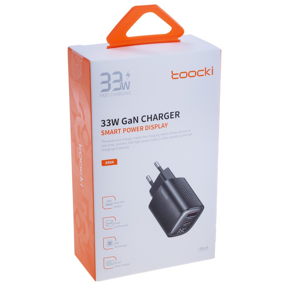 Зарядний пристрій 33W, TCT33A-XR01 Black Зарядний пристрій 33W, TCT33A-XR01 Black