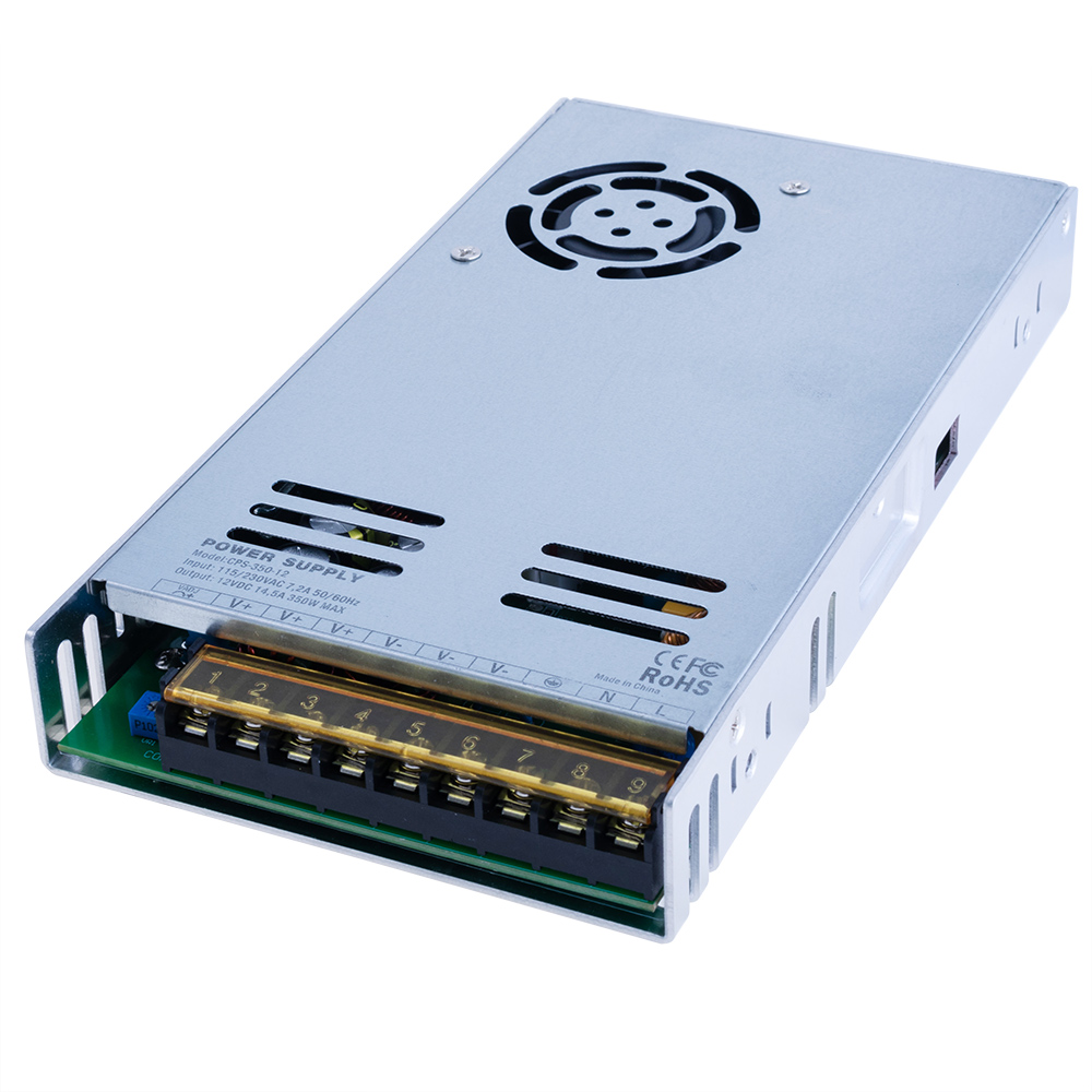 Блок живлення що вбудовується 350W 12V CPS350-H1V12, помилка в написі струму на блоці.