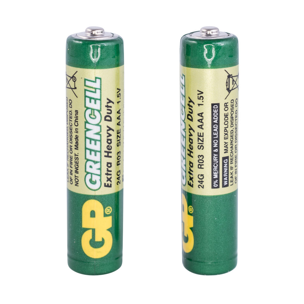 Батарейка AAA сольова 1,5V 1шт. GP Batteries GP24GEB-2S2