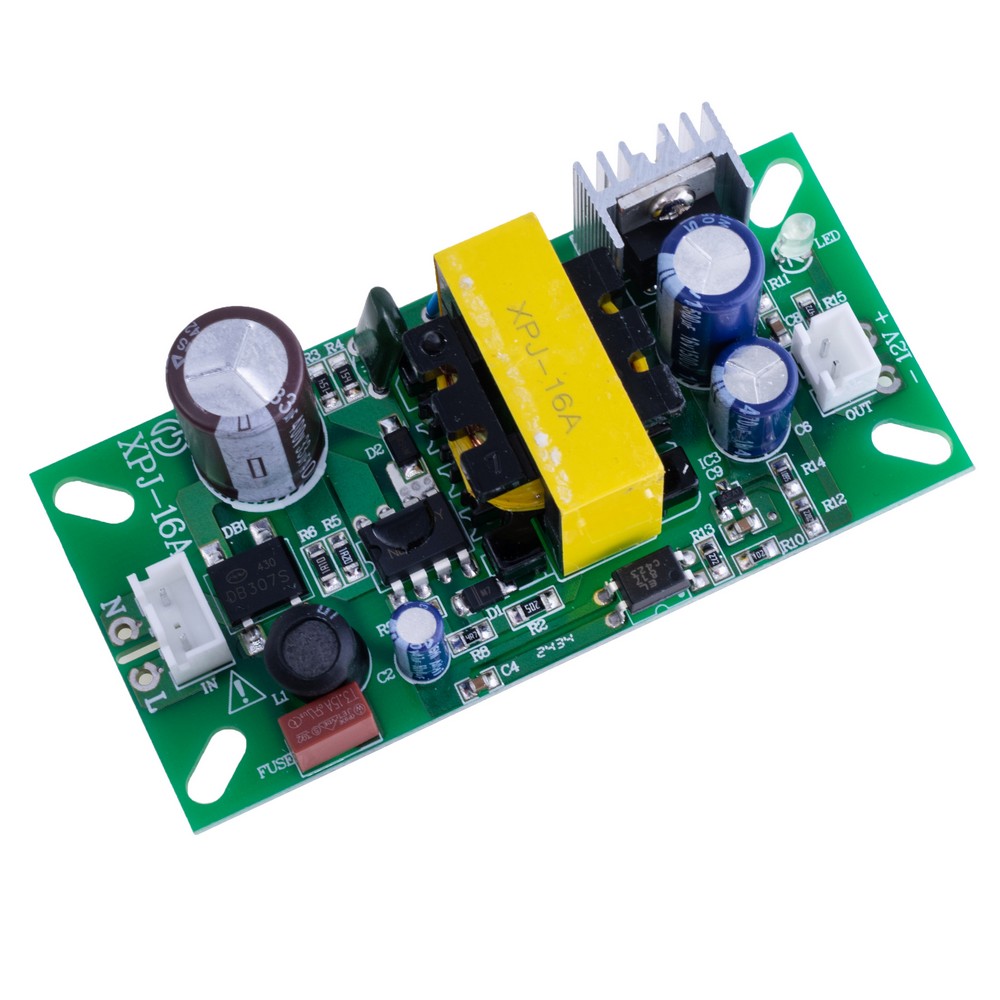 Драйвер для світлодіодів 36W без корпуса, DC 12V @ 3A, AC 180-240V, 85x41x24mm