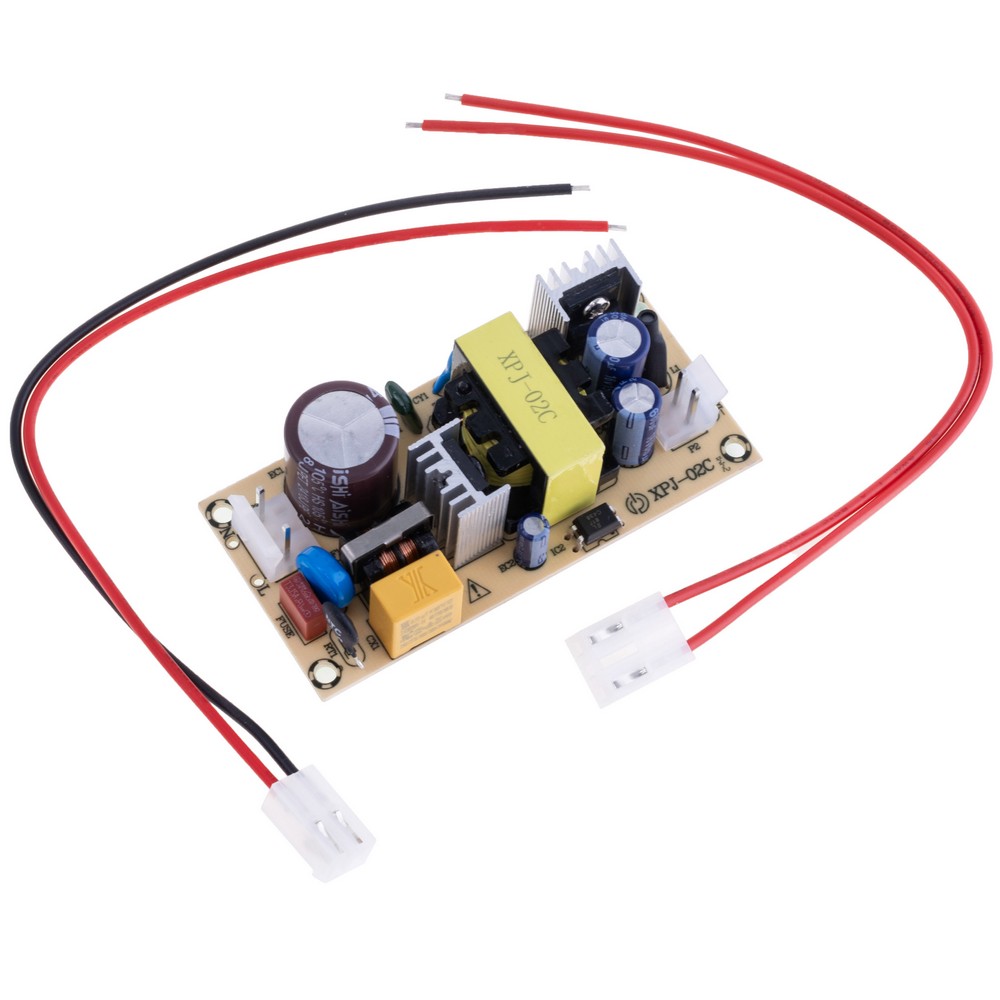 Драйвер для світлодіодів 36W без корпуса, DC 12V @ 3A, AC 110-240V, 86x41x24mm