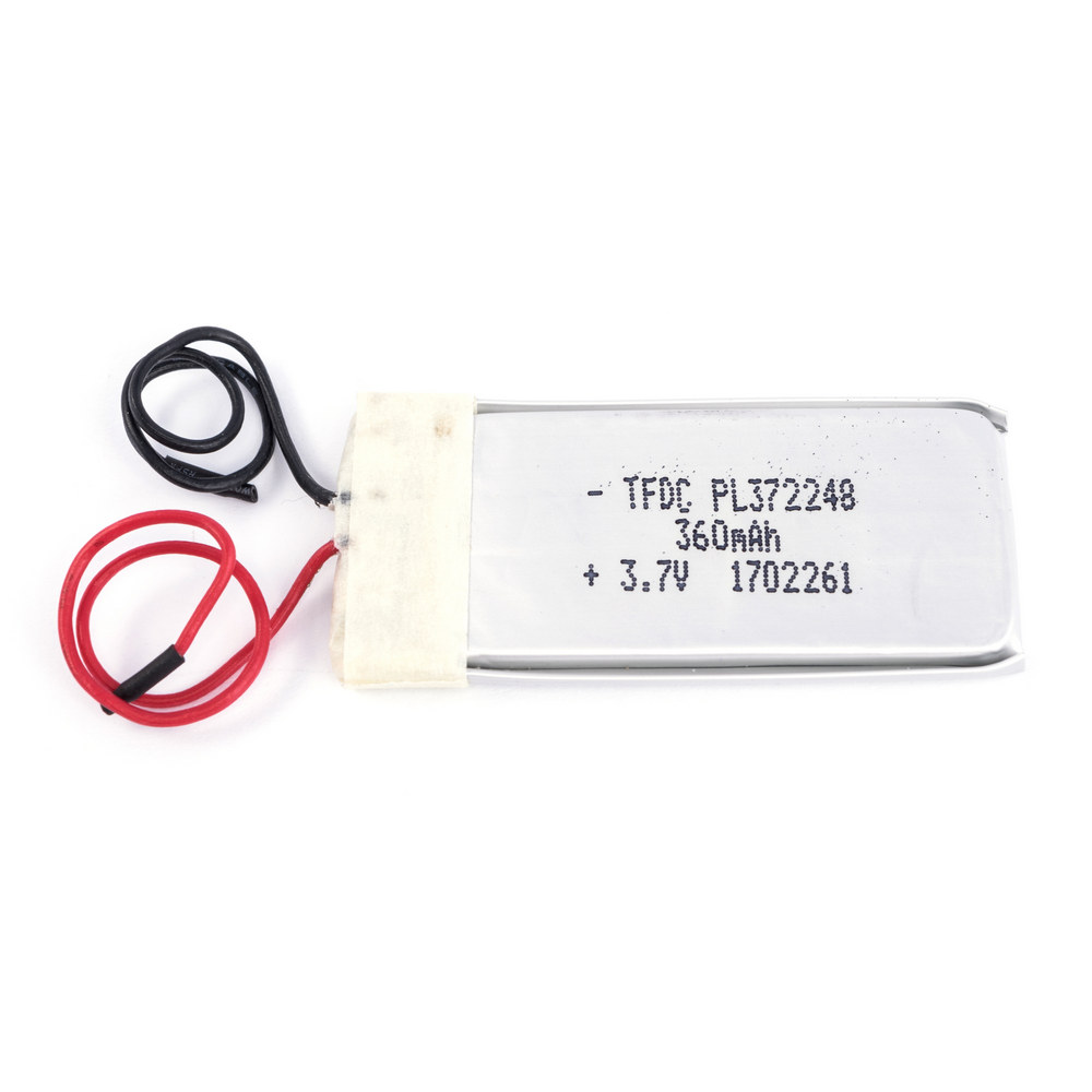 LiPo 360 mAh, 3,7V, 3,7х22х48мм Wanmabattery акумулятор літій-полімерний PL372248 360mAh 3,7V + PCB