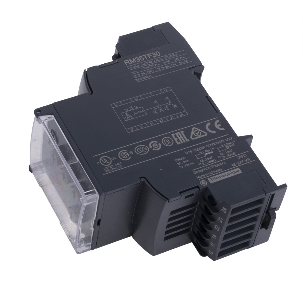Реле контролю фаз 380 В, 50 Гц, Schneider RM35TF30 Реле контролю фаз 380 В, 50 Гц, Schneider RM35TF30