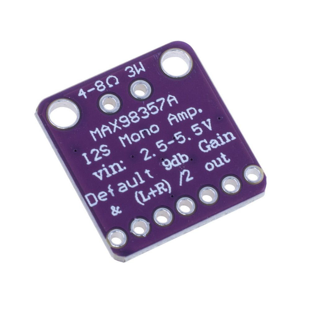 Аудіопідсилювач 3Вт клас D на базі MAX98357A