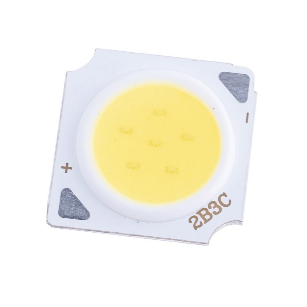Світлодіод 3W, білий холодний 6500K 13x13 mm, COB