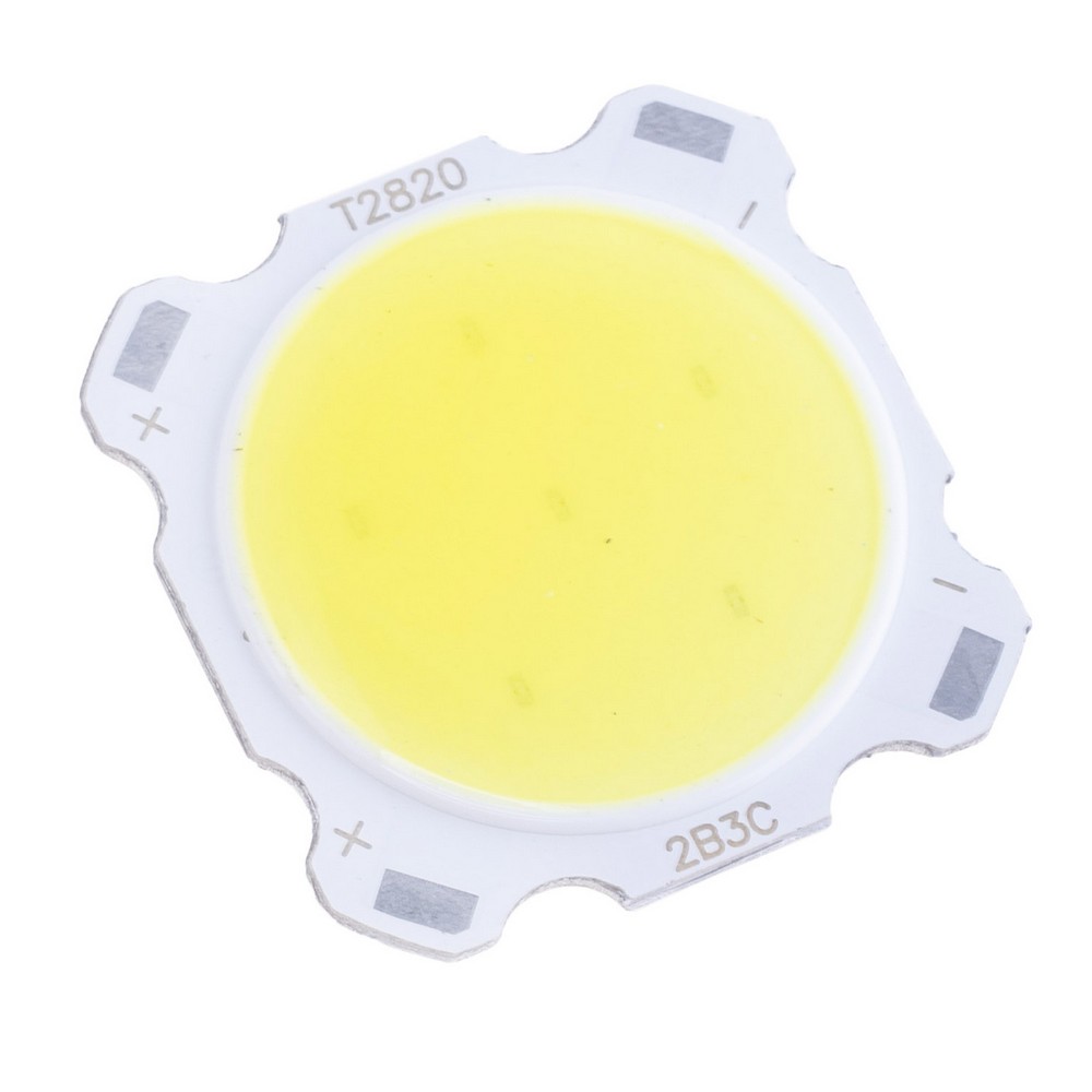 Світлодіод 3W, білий холодний 6500K 24x22 mm, COB