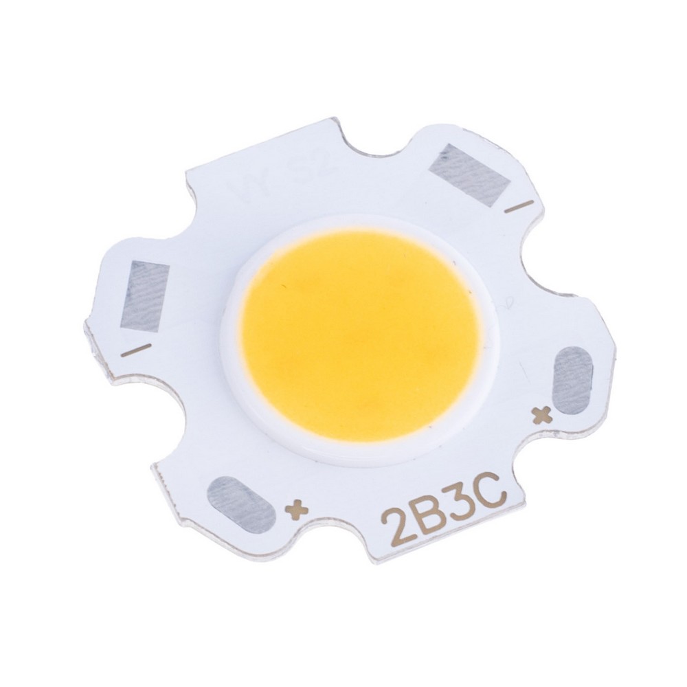 Світлодіод 3W, білий теплий 3000K 20x20 mm, COB Світлодіод 3W, білий теплий 3000K 20x20 mm, COB