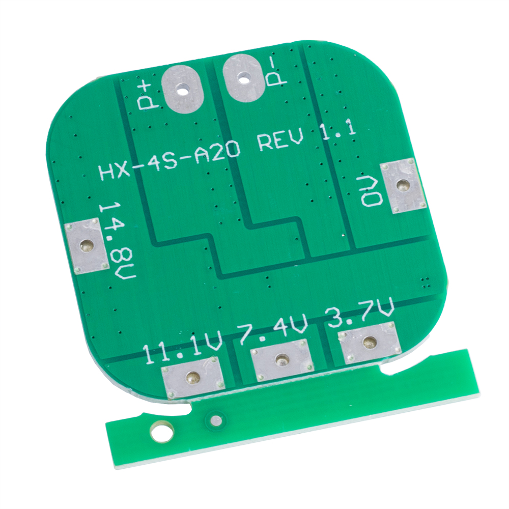 Плата захисту для 4-х акумуляторів LI-ION, 20А/14.8V