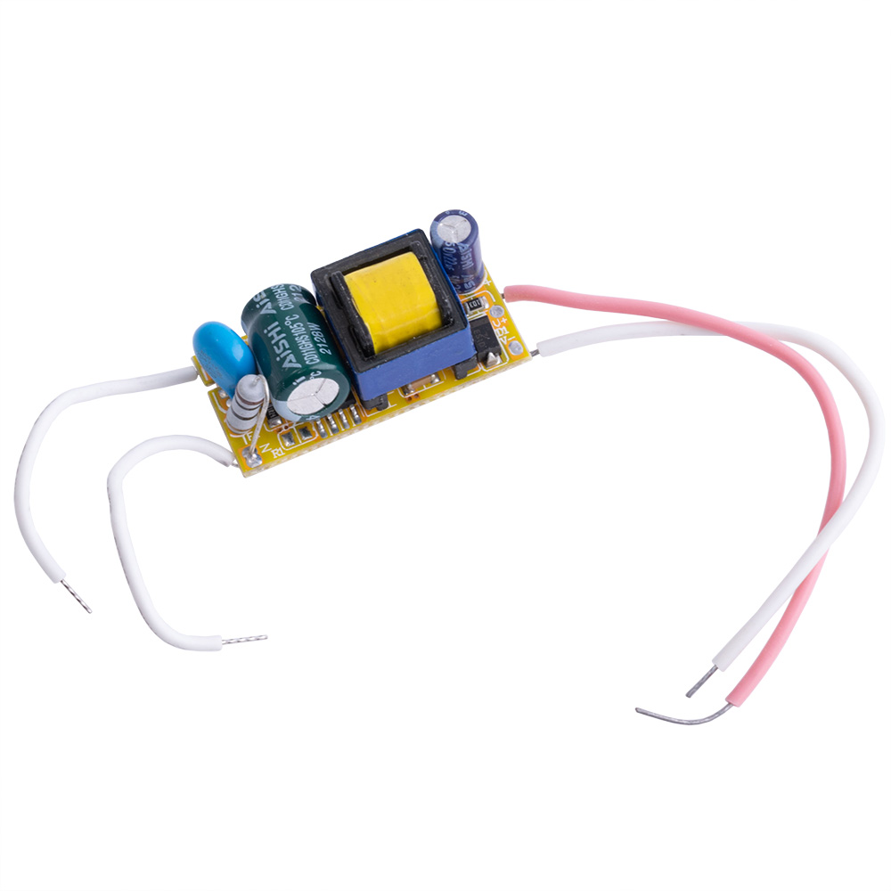 Драйвер для світлодіодів 4-7W без корпуса, 240-260mA @ DC 12-26V, AC 90-265V, 33x16x15mm Драйвер для світлодіодів 4-7W без корпуса, 240-260mA @ DC 12-26V, AC 90-265V, 33x16x15mm