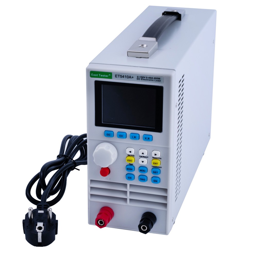 Одноканальне електронне навантаження постійного струму 400W, 150V, ET5410A+