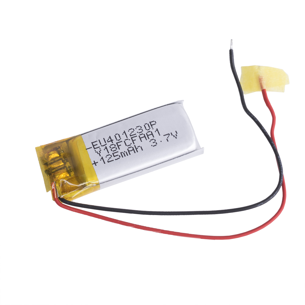 LiPo 125 mAh, 3,7V, 4x12x30мм (LiPower) акумулятор літій-полімерний)