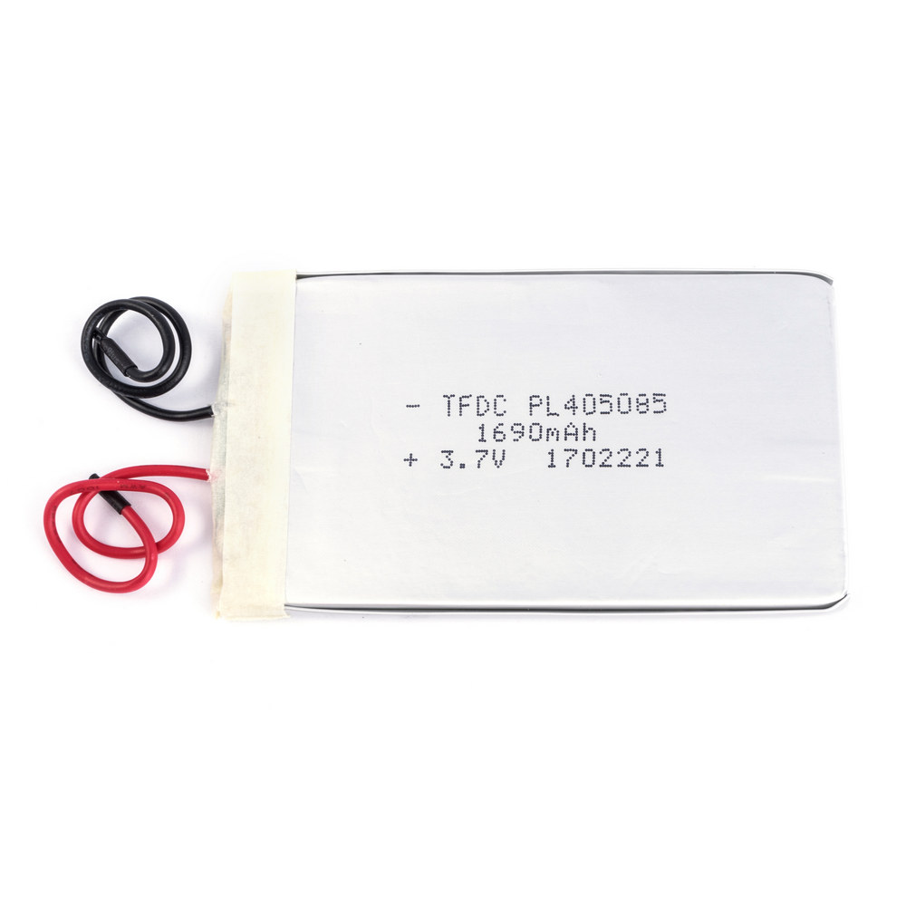 LiPo 1690 mAh, 3,7V, 4x50x85мм Wanmabattery акумулятор літій-полімерний PL405085