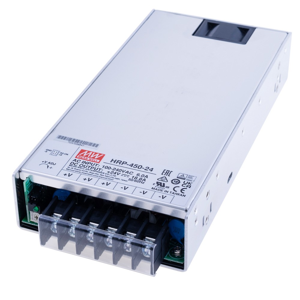 Блок живлення що вбудовується 450W 24V HRP-450-24