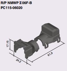 R / P NMWP II 06F-B Pn. PC115-06020 Clamp corrugations for the sockets, Furukawa R / P NMWP II 06F-B Pn. PC115-06020 Clamp corrugations for the sockets, Furukawa