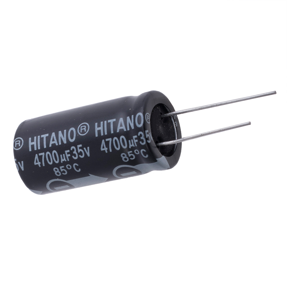 4700uF 35V ECR 18x36mm (ECR472M35B-Hitano) (електролітичний конденсатор)