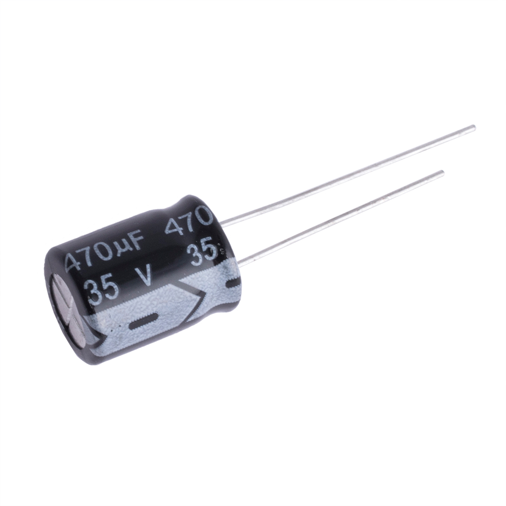 470uF 35V SH 10x13mm 105°C (SH035M0470A5S-1013-Chongx) (електролітичний конденсатор)