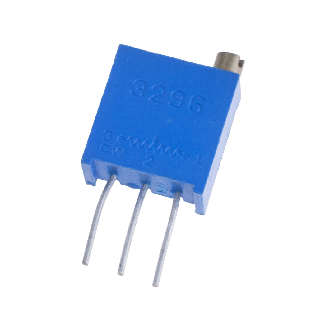47 Ohm 3296W-1-470 (потенціометр настроювальний багатооборотний 3/8 "вивідний, регулювання зверху; 9,53х10,03х4,83мм) 47 Ohm 3296W-1-470 (потенціометр настроювальний багатооборотний 3/8 "вивідний, регулювання зверху; 9,53х10,03х4,83мм)