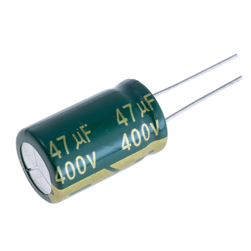 47uF 400V 16x25mm 105°C (Chongx) (електролітичний конденсатор)