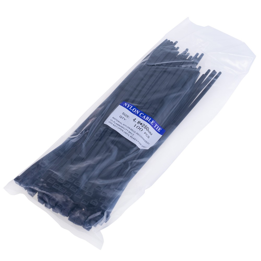 Кабельна стяжка 4,8x250мм 100шт.