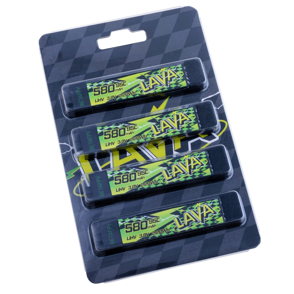Аккумулятор 4шт. LAVA II 1S 580mAh для Meteor75 Pro Аккумулятор 4шт. LAVA II 1S 580mAh для Meteor75 Pro