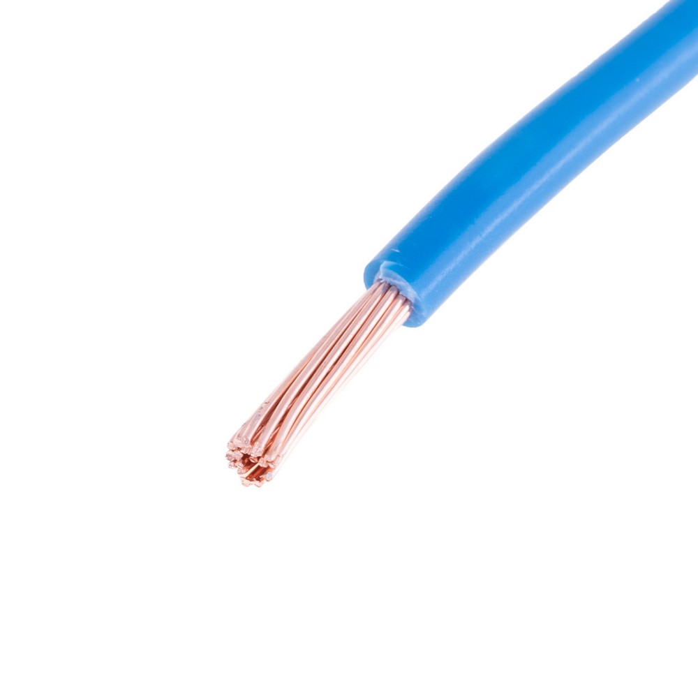 Провід багатожильний 4mm² (12AWG, 19xD0.52mm) синій