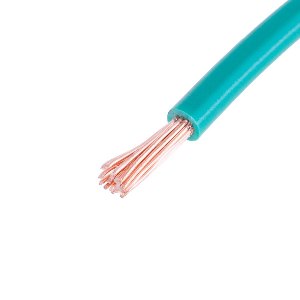 Провід багатожильний 4mm² (12AWG, 19xD0.52mm) зелений